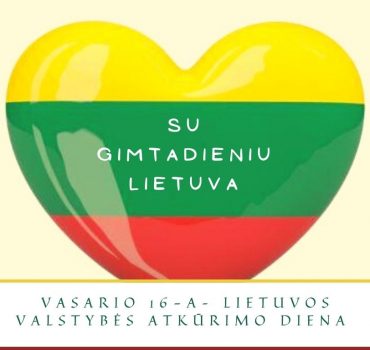 Su Gimtadieniu Lietuva