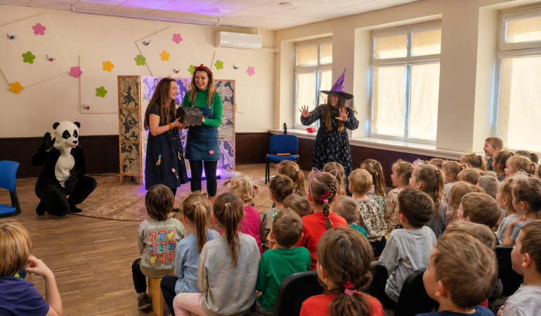 Edukacinis spektaklis „Nuotykiai be ekrano“