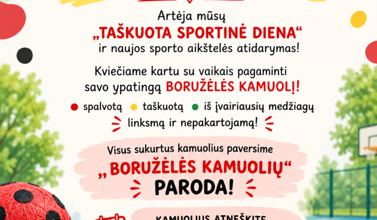 Rieda, rieda „Boružėlės kamuoliai“
